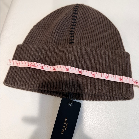 NWT Rag & Bone Slate Brown Clarkson Beanie - Picture 7 of 11